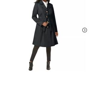 Women's Black Trench Coat